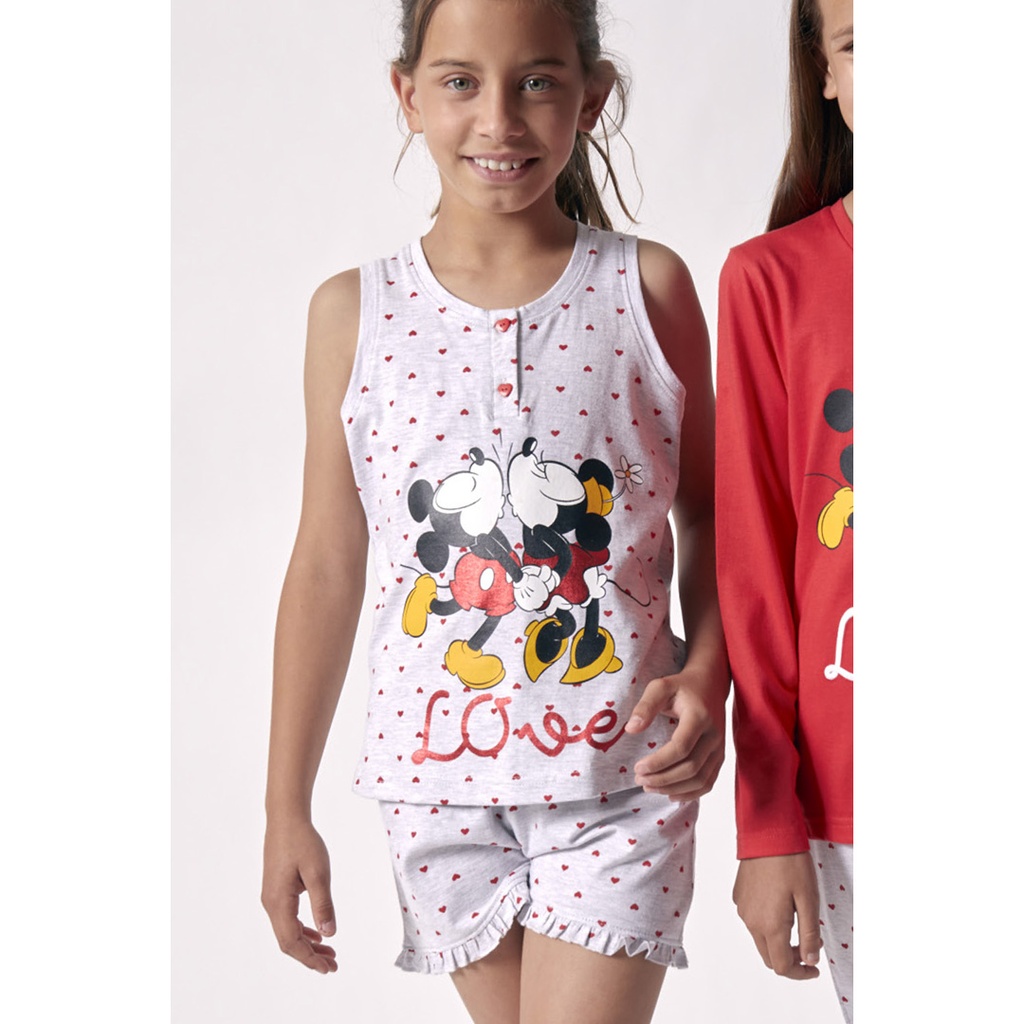 PIJAMA TWEEN CHICA M&amp;M LOVE 55463 DISNEY