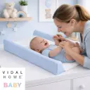 FUNDA CAMBIADOR BAÑERA FCB-EST-PEQ BLANCO/AZUL 50X80 VIDAL HOME BABY