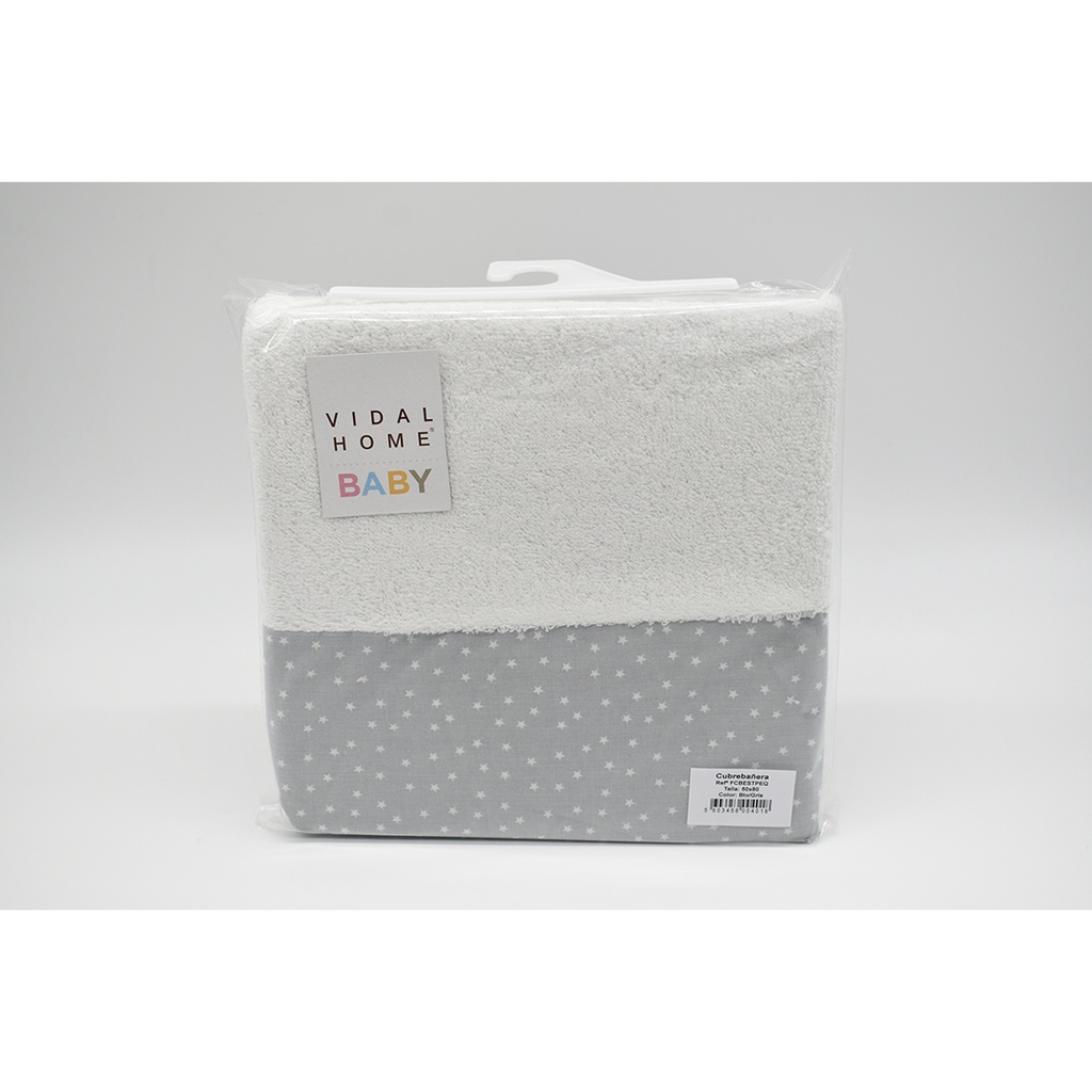 CUBREBAÑERAS FCB-EST-PEQ BLANCO/GRIS 50X80 VIDAL HOME BABY