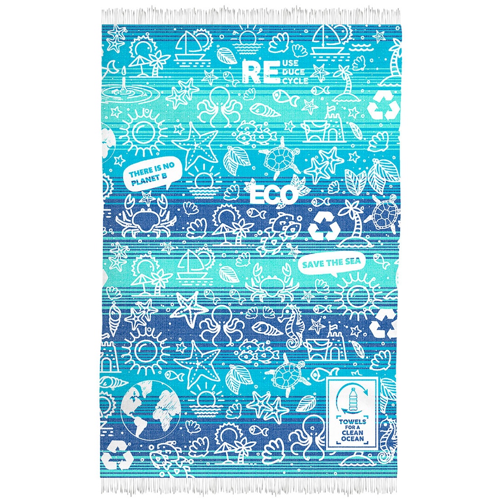PAREO PLAYA LISO 100X150 280 GR/M2 REUSE SEAQUAL