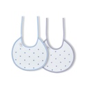 PACK 2 BABEROS R2 R-92 AZUL-GRIS INTERBABY