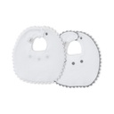PACK 2 BABEROS R5-18 BLANCO-GRIS INTERBABY