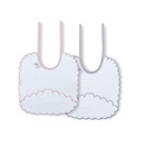 PACK 2 BABEROS R3 C-77 ROSA-GRIS INTERBABY