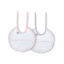 PACK 2 BABEROS R8 R-77 ROSA-GRIS INTERBABY