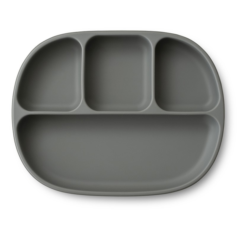 PLATO MAS TAPA SILICONA SI008-76 GRIS PETROLEO INTERBABY