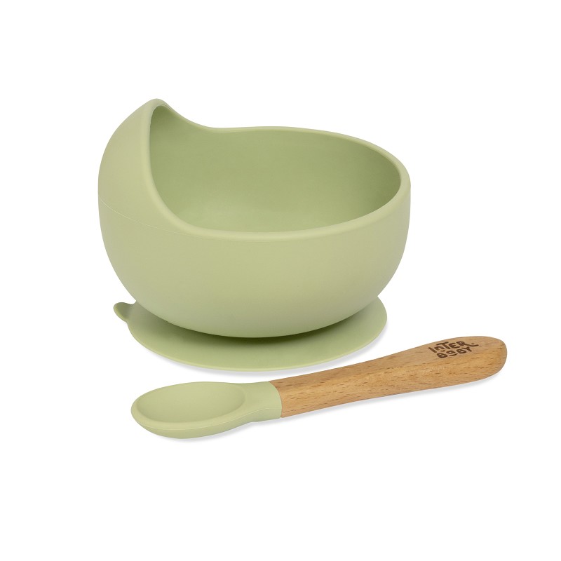 CUENCO SILICONA SI001-74 VERDE OLIVA INTERBABY