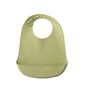 BABERO SILICONA SI002-74 VERDE OLIVA INTERBABY