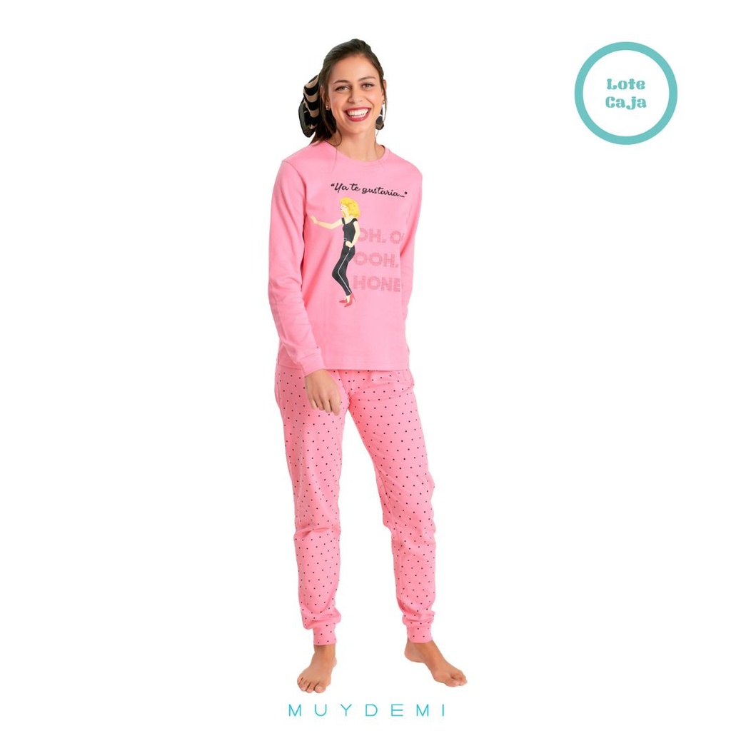 PIJAMA INVIERNO MUJER 552011 MUYDEMI