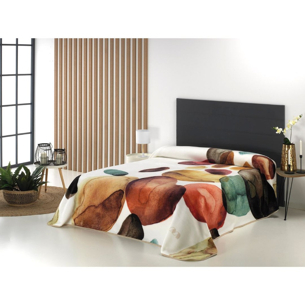 MANTA TERCIOPELO HARMONY N05 BEIGE MORA