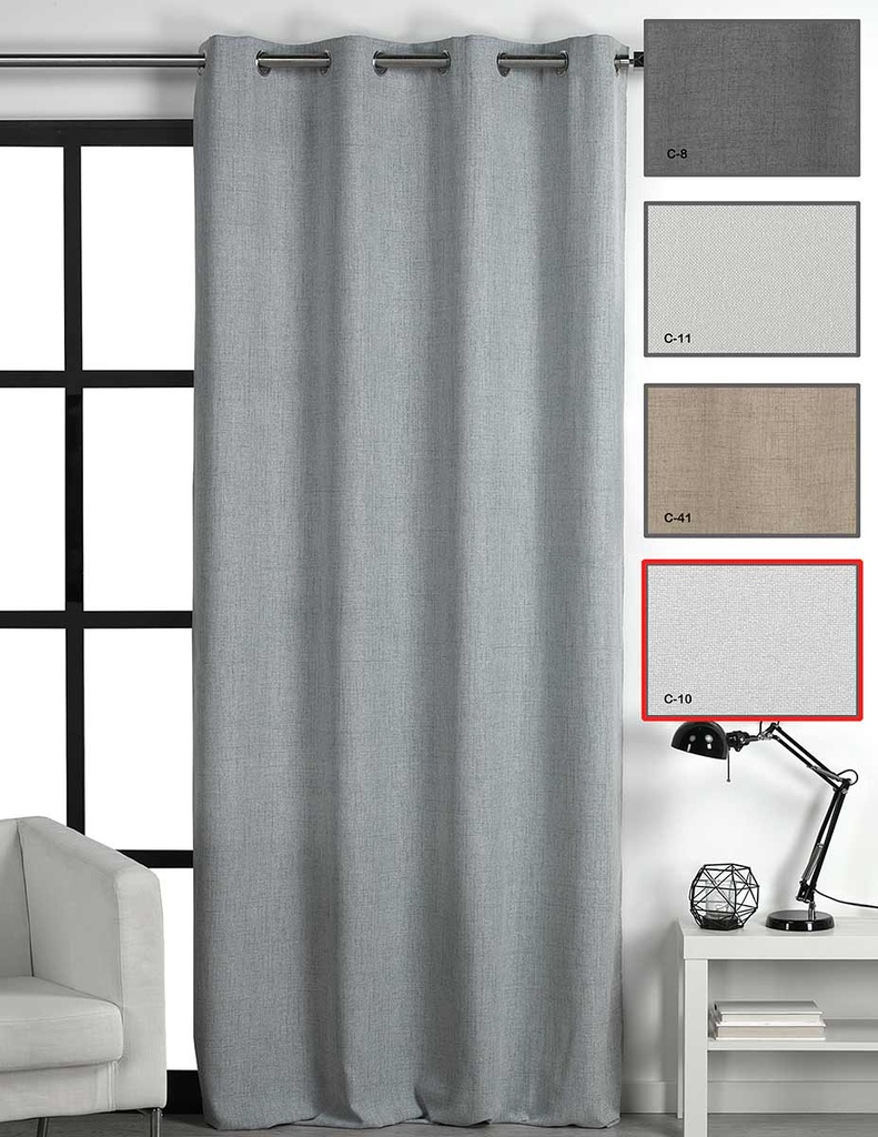 CORTINA C001 BLANCO 140X260/300X260 DOLZ