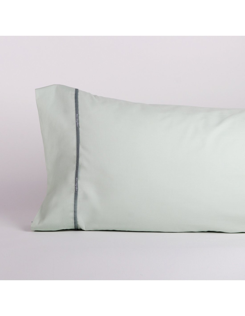 FUNDA DE ALMOHADA 100% ALGODÓN PERCAL 180 HILOS VERDE MAR  DON ALGODON