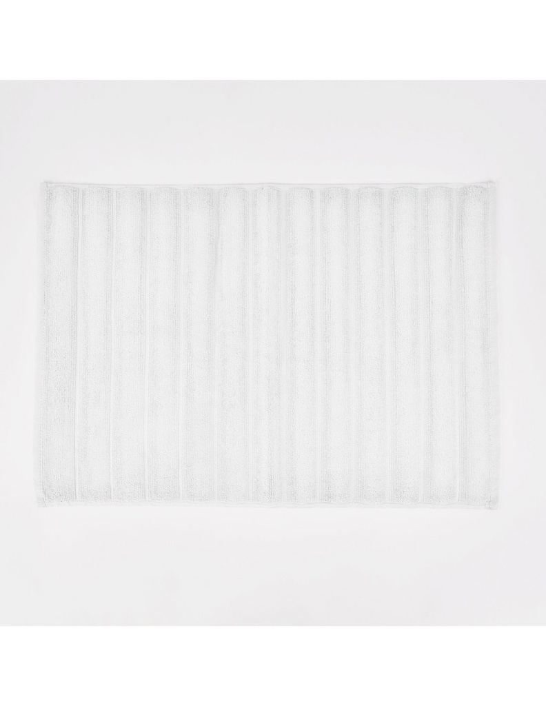 ALFOMBRA BAÑO RIBS BLANCO 50X70 DON ALGODON
