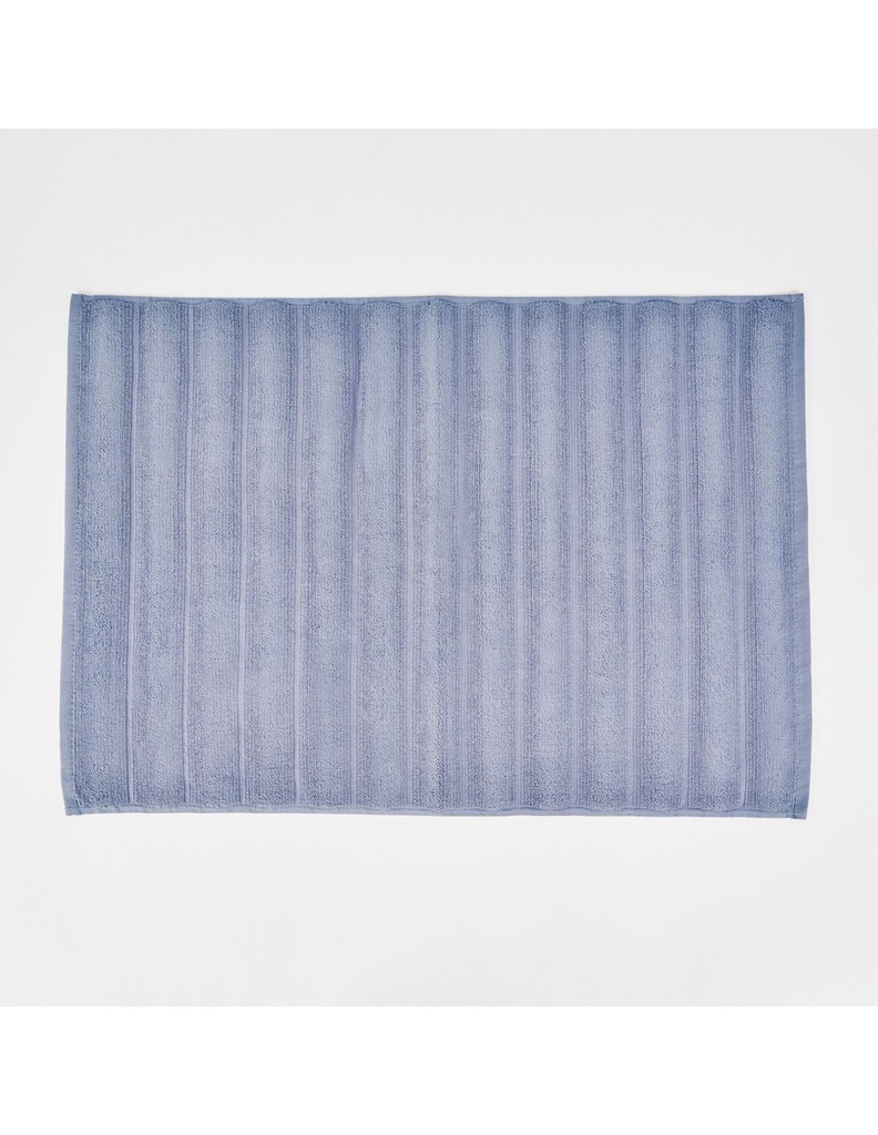 ALFOMBRA BAÑO RIBS AZUL 50X70 DON ALGODON