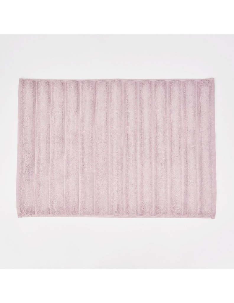 ALFOMBRA BAÑO RIBS MALVA 50X70 DON ALGODON