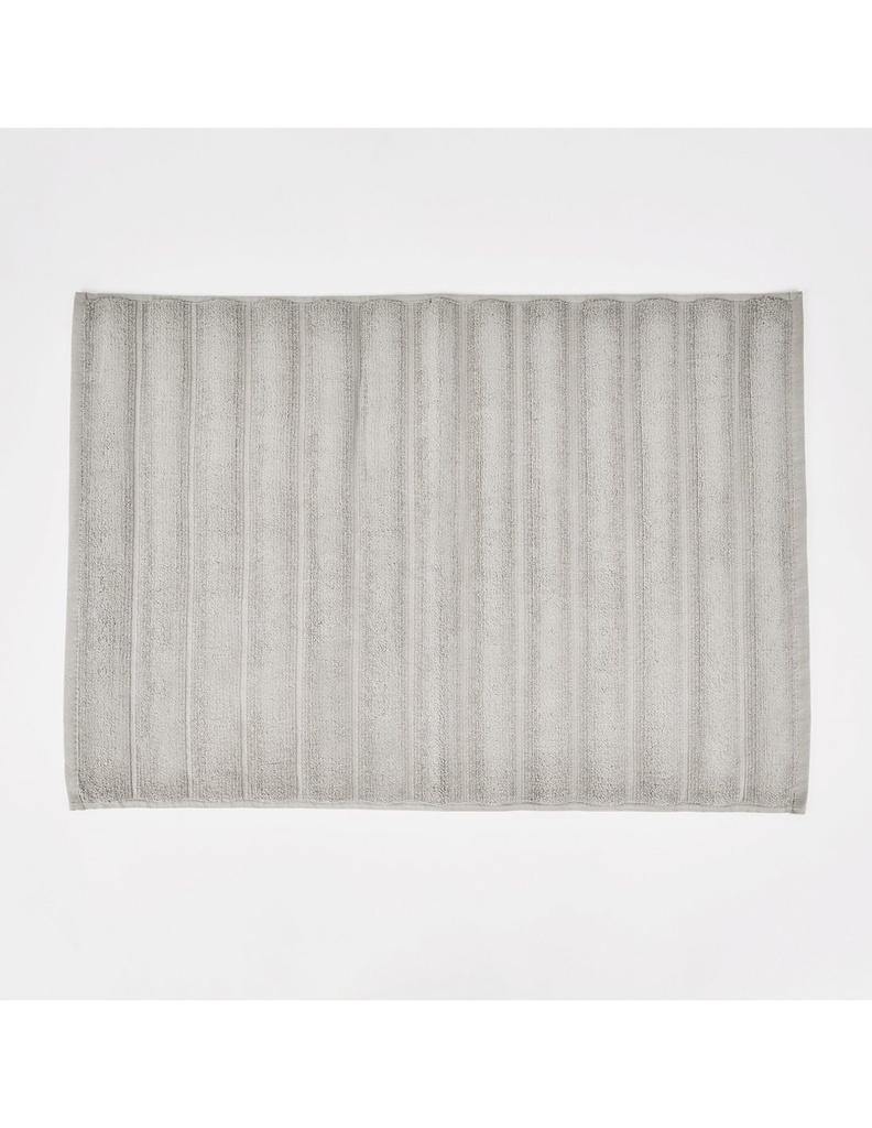 ALFOMBRA BAÑO RIBS NIEBLA 50X70 DON ALGODON