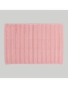 ALFOMBRA BAÑO RIBS ROSA PALO 50X70 DON ALGODON