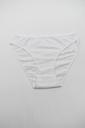 BRAGA BIKINI LISTAS INVISIBLE ALGODON 200 BLANCO NAIARA