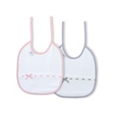 PACK 2 BABEROS R7-3C-77 ROSA-GRIS INTERBABY