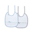 PACK 2 BABEROS R7-3C-92 AZUL-GRIS INTERBABY