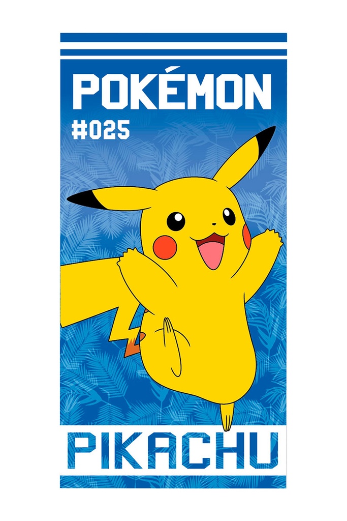 TOALLA PLAYA ALGODON 1069 170X140 POKEMON