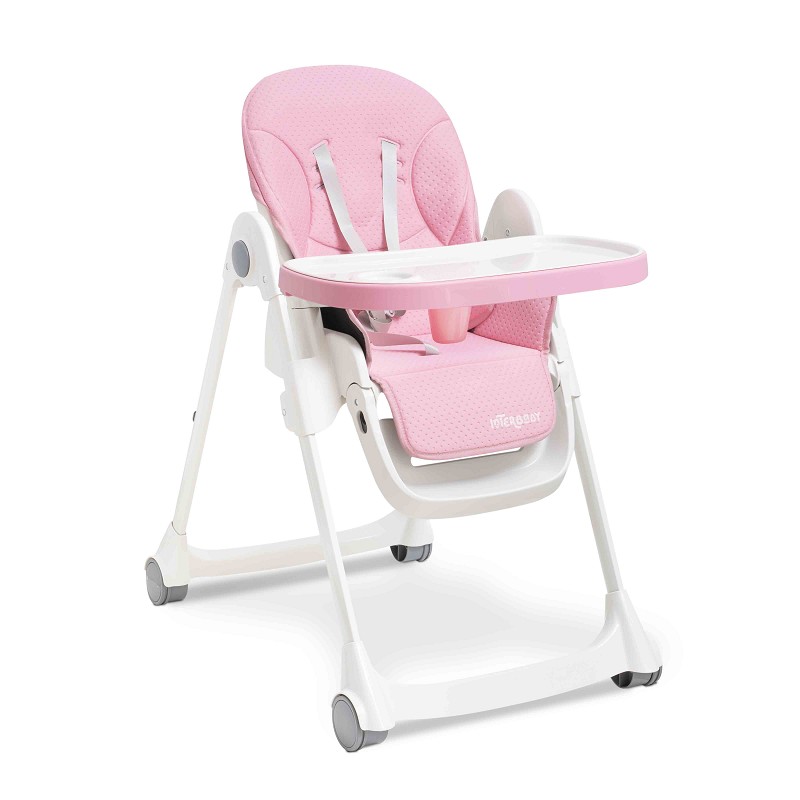 TRONA ALUMINIO COMFORT EAT ROSA INTERBABY