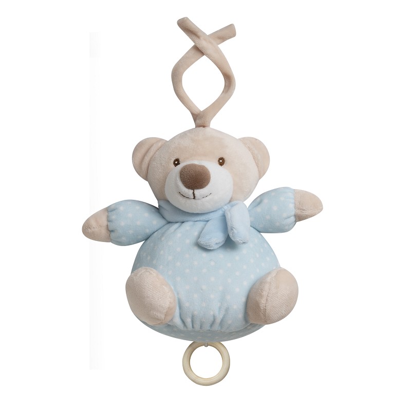 PELUCHE MUSICAL OSITO AZUL INTERBABY