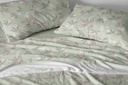 JUEGO SABANAS CORALINA 985 VERDE BURRITO BLANCO