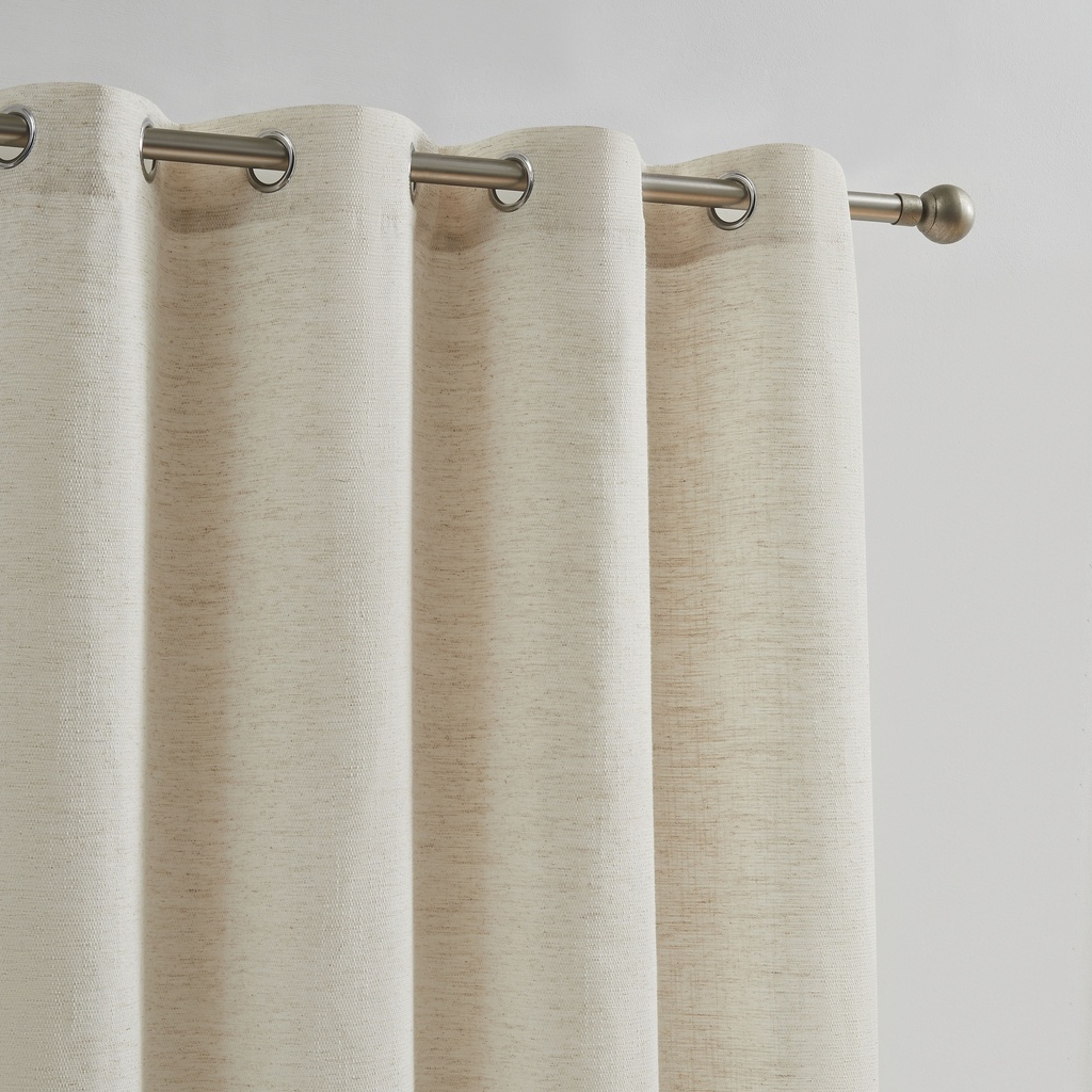 CORTINA RUSTICA LINO CD-5340 CRUDO CAMALTEX