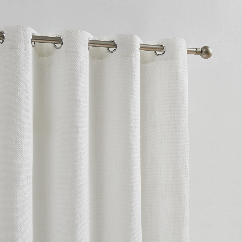 CORTINA RUSTICA LINO CD-5340 BLANCO CAMALTEX