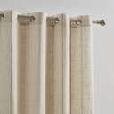 VISILLO RUSTICO LINO RAYA TOSTADA VD-5334 CRUDO CAMALTEX