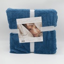 MANTA COPAL 160X220 AZUL MIRACLE