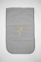 BOLSA PAN BORDADA GRIS VICHY SC
