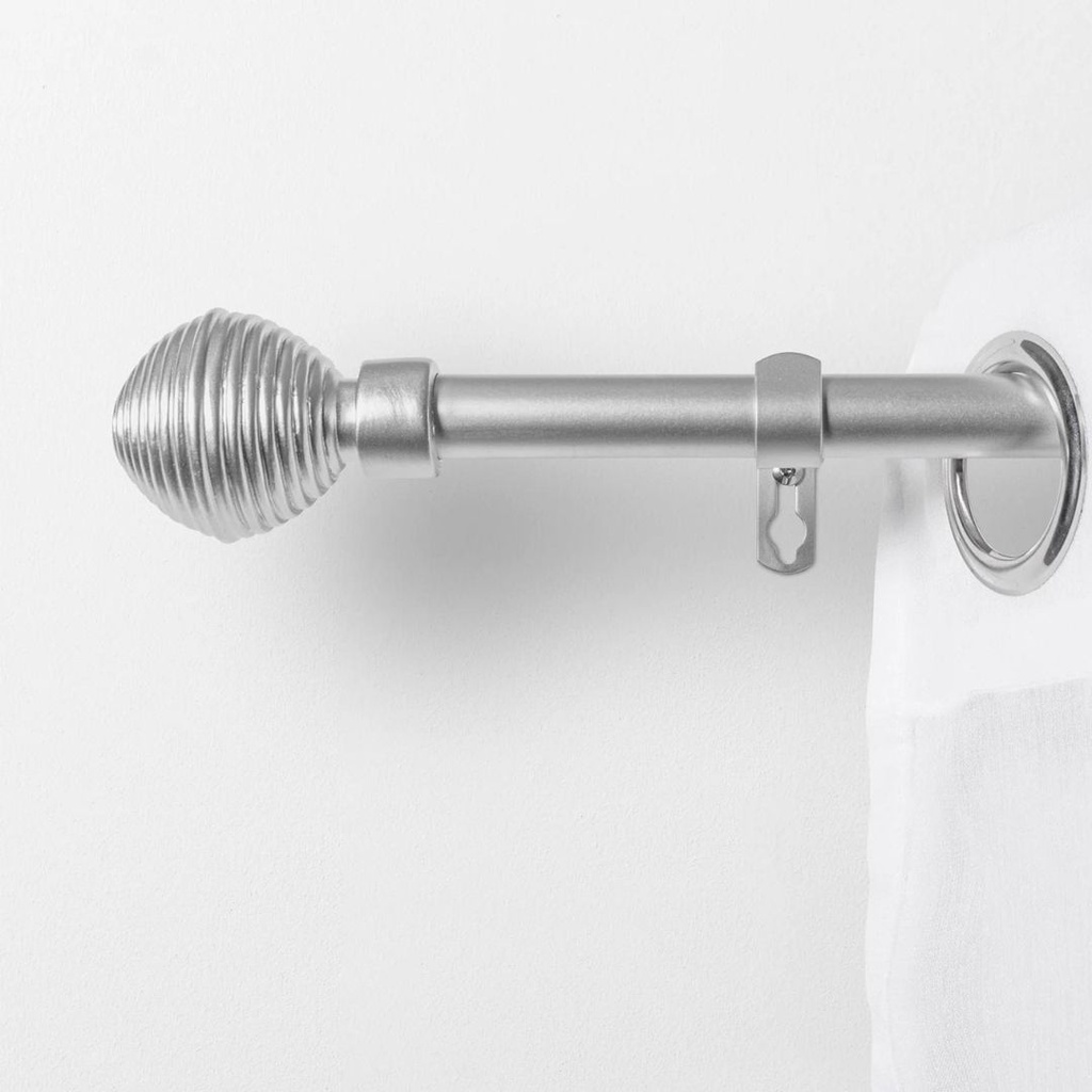 BARRA CORTINA CLOE PLATA 120X210 EDEN