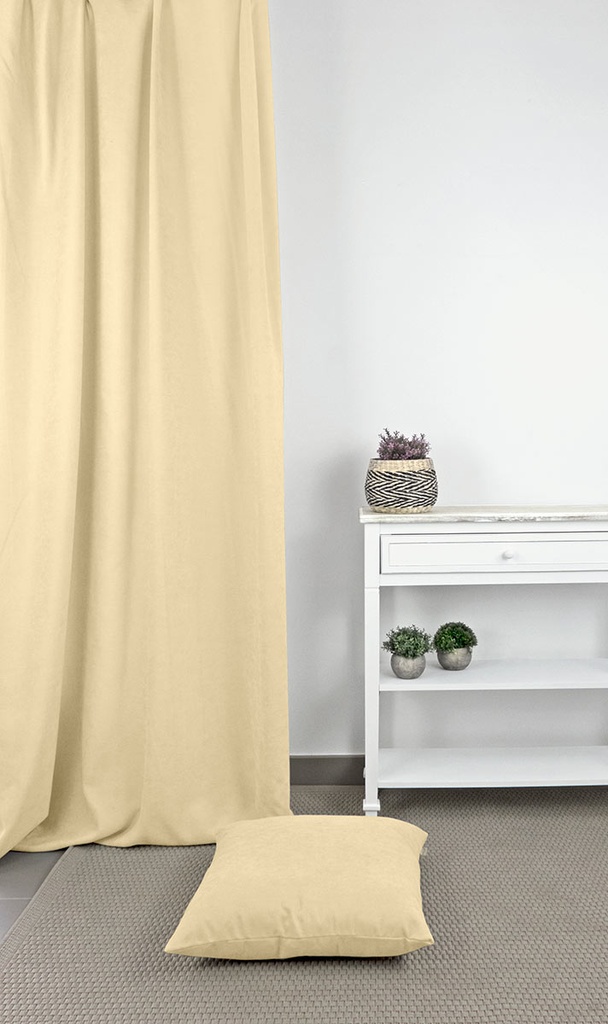 CORTINA CON OLLAO RAKA BEIGE CAÑETE