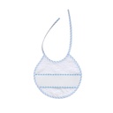 BABERO PUNTO CRUZ REF 40 BLANCO/AZUL INTERBABY