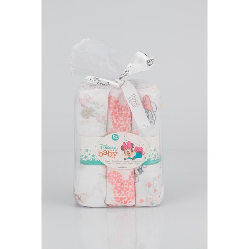 [MN018] PACK 3 GASAS MINNIE 80X80 INTERBABY