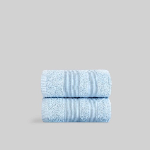 TOALLA RIZO ALGODON AZUL MILCOLORS