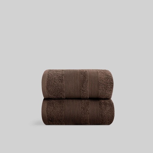 TOALLA RIZO ALGODON CHOCOLATE MILCOLORS
