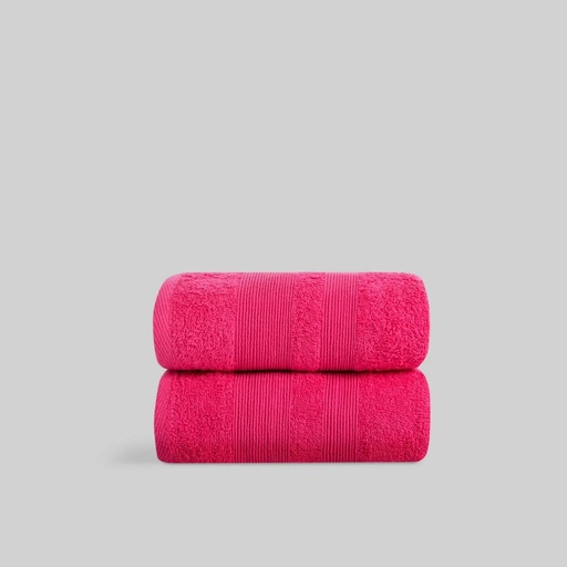 TOALLA RIZO ALGODON FUCSIA MILCOLORS