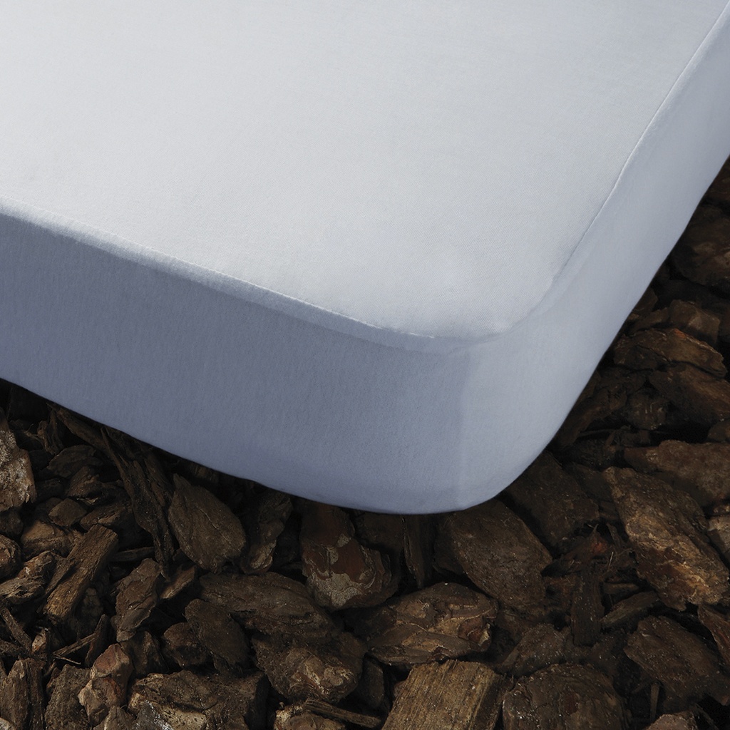 Protector Colchón Coralina Impermeable Transpirable Antiácaros Color Blanco  Medidas 80cm