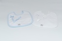 PACK 2 BABEROS 21/12 BLANCO/AZUL MARTIFANEL