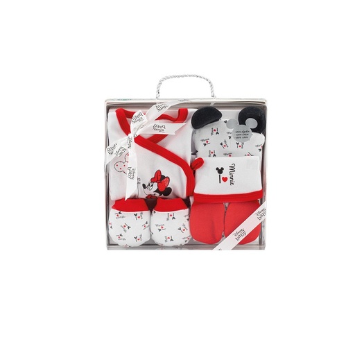 [MN029] SET 5 PCS MINNIE MN029 ROJO DISNEY