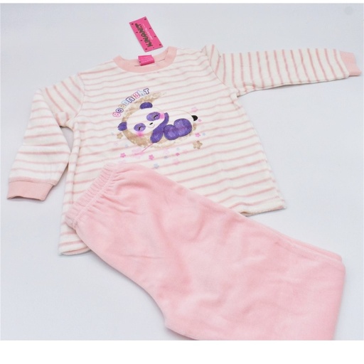 PIJAMA TERCIOPELO INFANTIL NIÑA 21245 KINANIT