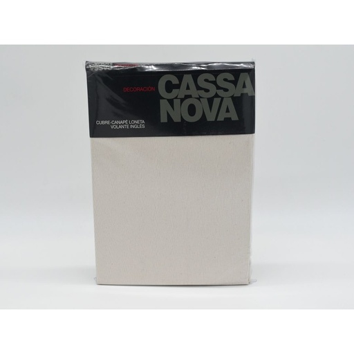 CUBRE CANAPE LONETA V. INGLES BLANCO CASSA NOVA