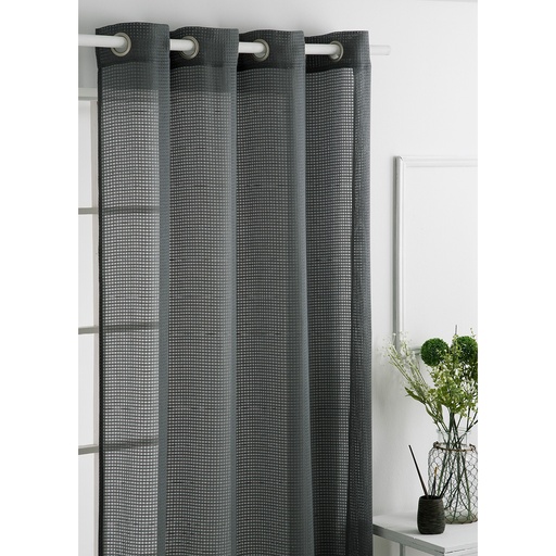 [10023675] CORTINA IM LAOS 140X270 GRIS FUN&amp;DECO