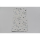 PACK 12 GASAS ESTAMPADAS 70X70 REF 204 DIBUJO 0107 AZUL NANAS