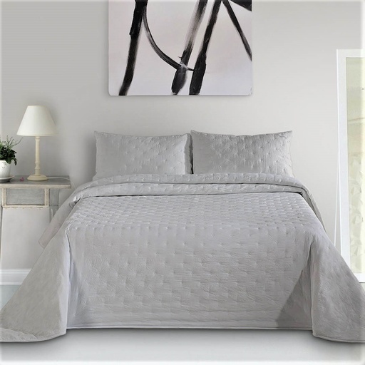 COLCHA BOUTI SHARON STONE WASHED GRIS ICELANDS