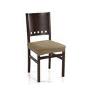 FUNDA SILLA JARA TAUPE CASA TEXTIL