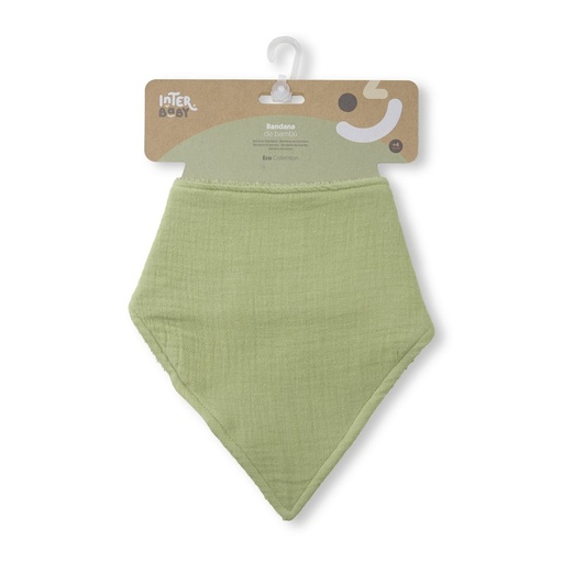 [00310-74] BABERO BAMBU BANDANA 00310-74 VERDE OLIVA INTERBABY