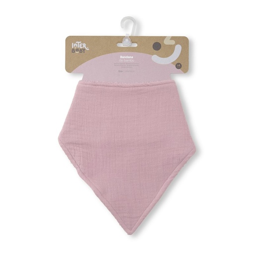 [00310-66] BABERO BAMBU BANDANA 00310-66 ROSA MAQUILLAJE INTERBABY